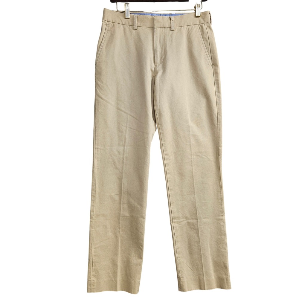 JCrew Slim Bedford Chino Pants Tan Beige Cotton Trousers W29 L32 Mens Womens